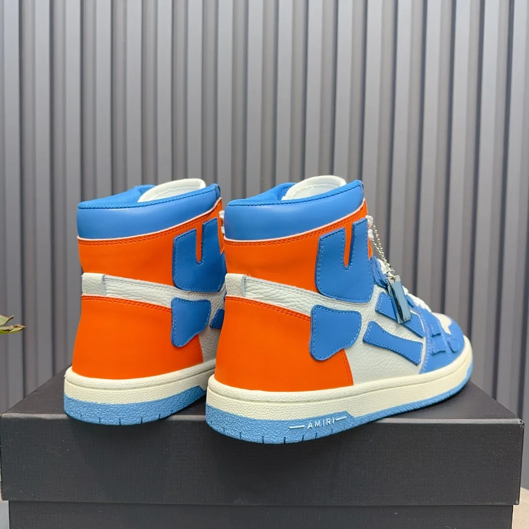 Men's shoes💰620💰 AMIRI AMIRI trendy brand hot sale🔥 Available all year round✅Couples💑 Official website synchronization Imported fabrics 1⃣️ratio 1⃣️Re-engraved, original factory special original sole, 35-45 (38.45. Non-refundable)